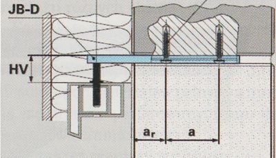 Mocowanie okien w ścianie trójwarstwowej w płaszczyźnie (w warstwie) termoizolacji